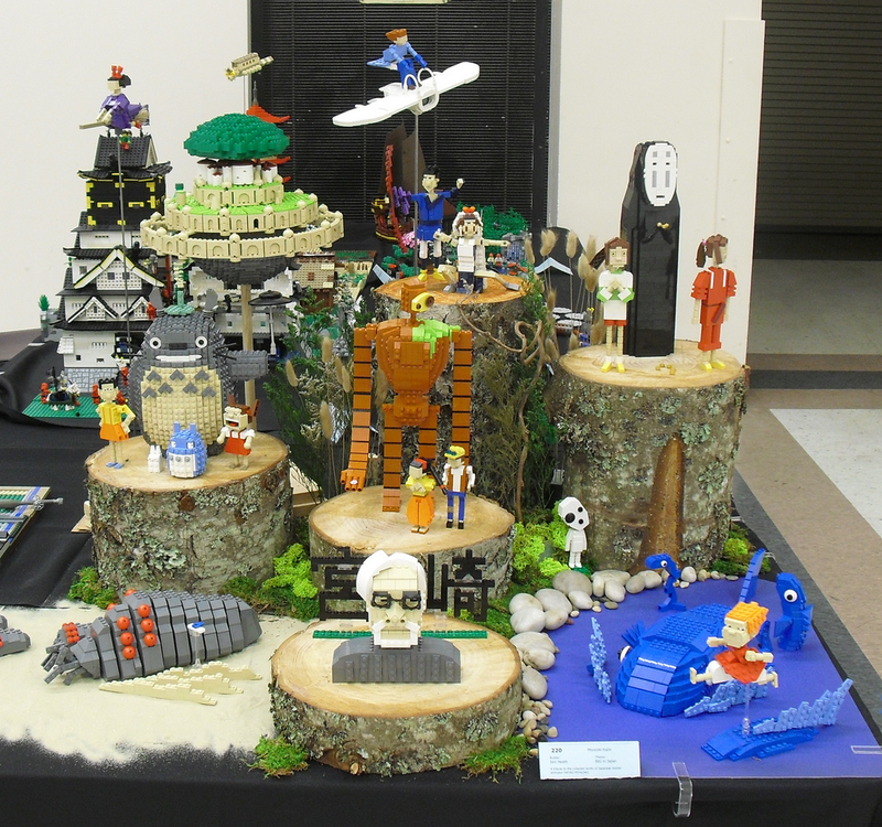 Illustration for article titled The films of Hayao Miyazaki à la Lego